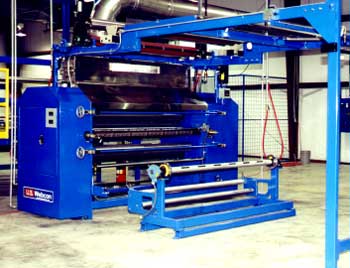 custom flame laminator used to laminate polyurethane foam and body cloth